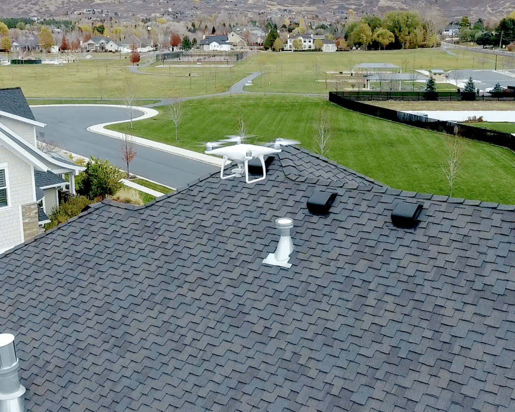 Drone roof scan
