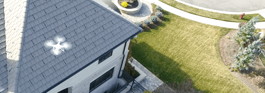 Drone roof inspection