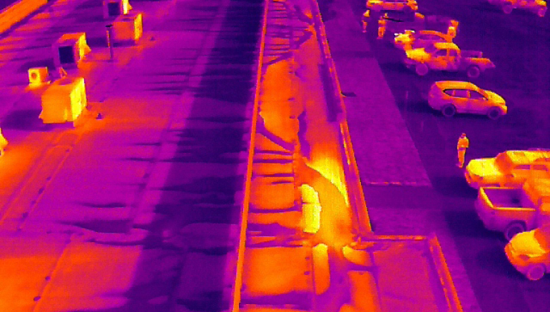 commercial thermal drone inspection