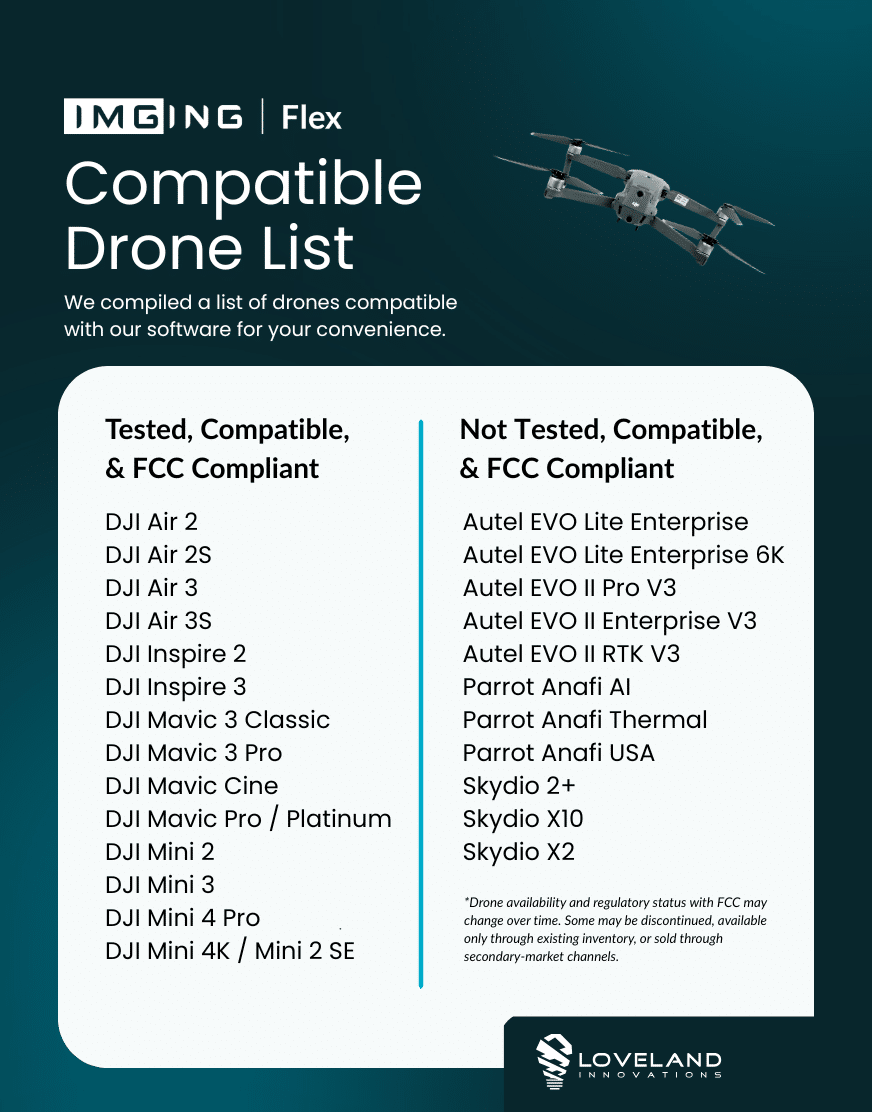Flex Compatible Drone List